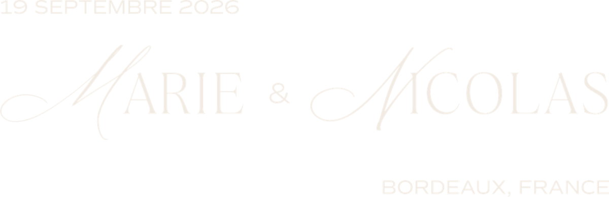 Marie & Nicolas